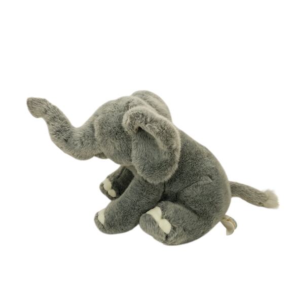 Animal Alley Gray Elephant Plush Sitting Stuffed Animal Toy 2000 Toys R Us - Picture 2 of 8